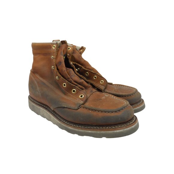 Thorogood Mens 6" American Heritage 814-4200 Wedge Sole Boots (USA) Size 11D - Picture 1 of 8